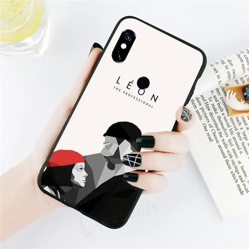 

Leon Matilda Natalie Portman Movie Phone Case black For Xiaomi Redmi mi note 7 8t 9 9t 9s 8 10 10t 11 pro lite K20 max 3
