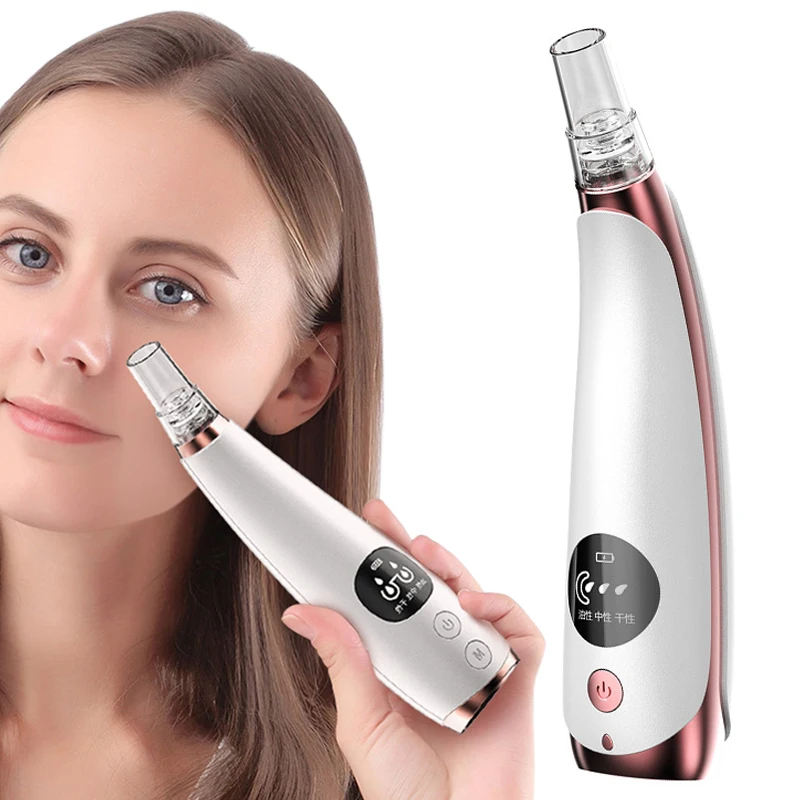 

Blackhead Remover Skin Care Pore Vacuum Acne Pimple Removal Vacuum Suction Tool Facial Diamond Dermabrasion Machine Face Clean