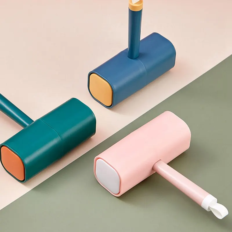 

Square Color-Contrasting Sticking Device Tearable Roller Brush Dust Removing Dipping Collector