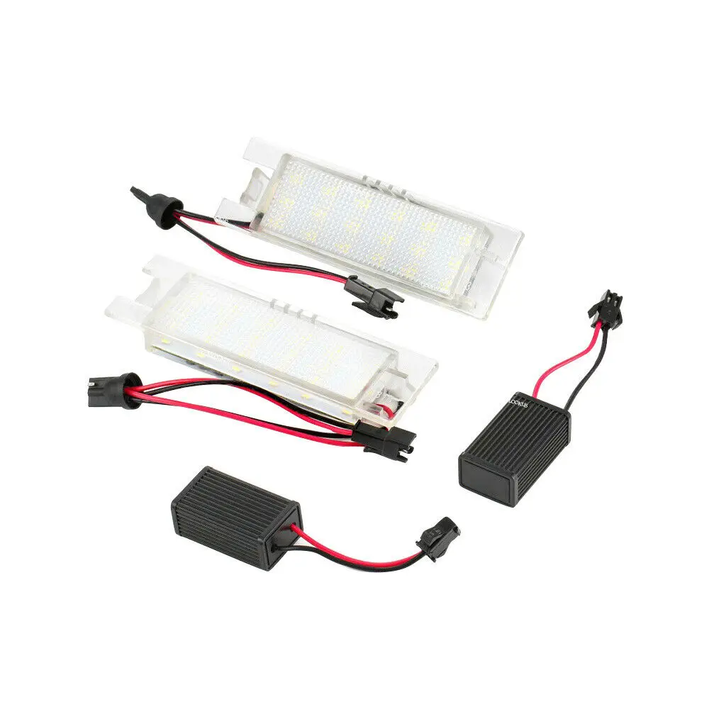 2шт Автомобильный светодиодный номерной знак лампы для Opel Zafira B 2005 2011 13252440 13139990