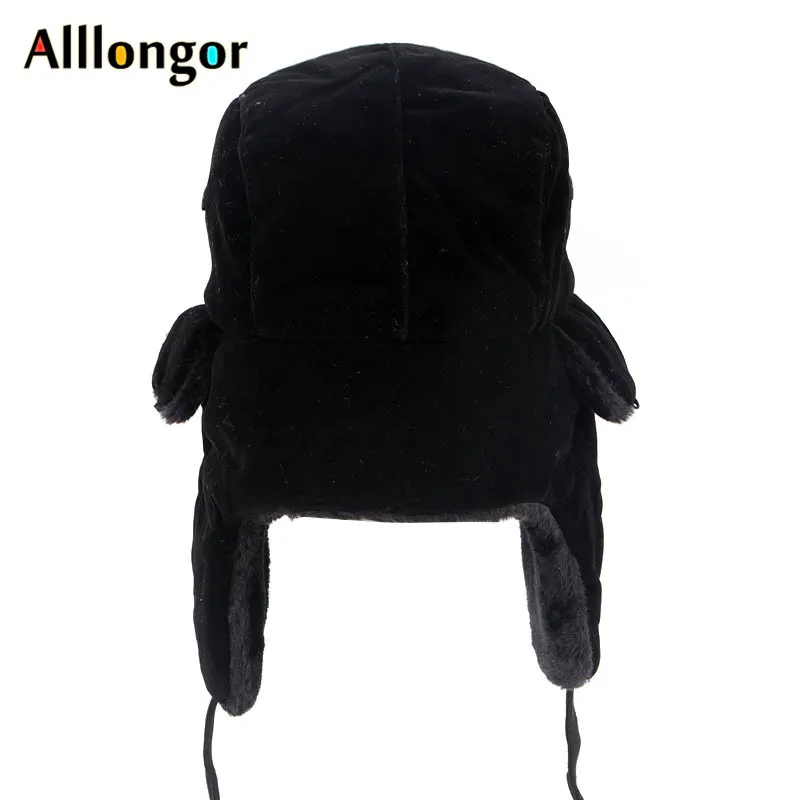 Новинка унисекс 2020 черная зимняя русская армейская шапка ушанка из
