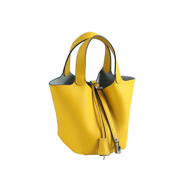 

Free delivery women's bag leather handbag bucket bag soft leather fashion bucket bag women's bag handbag purse and handbag