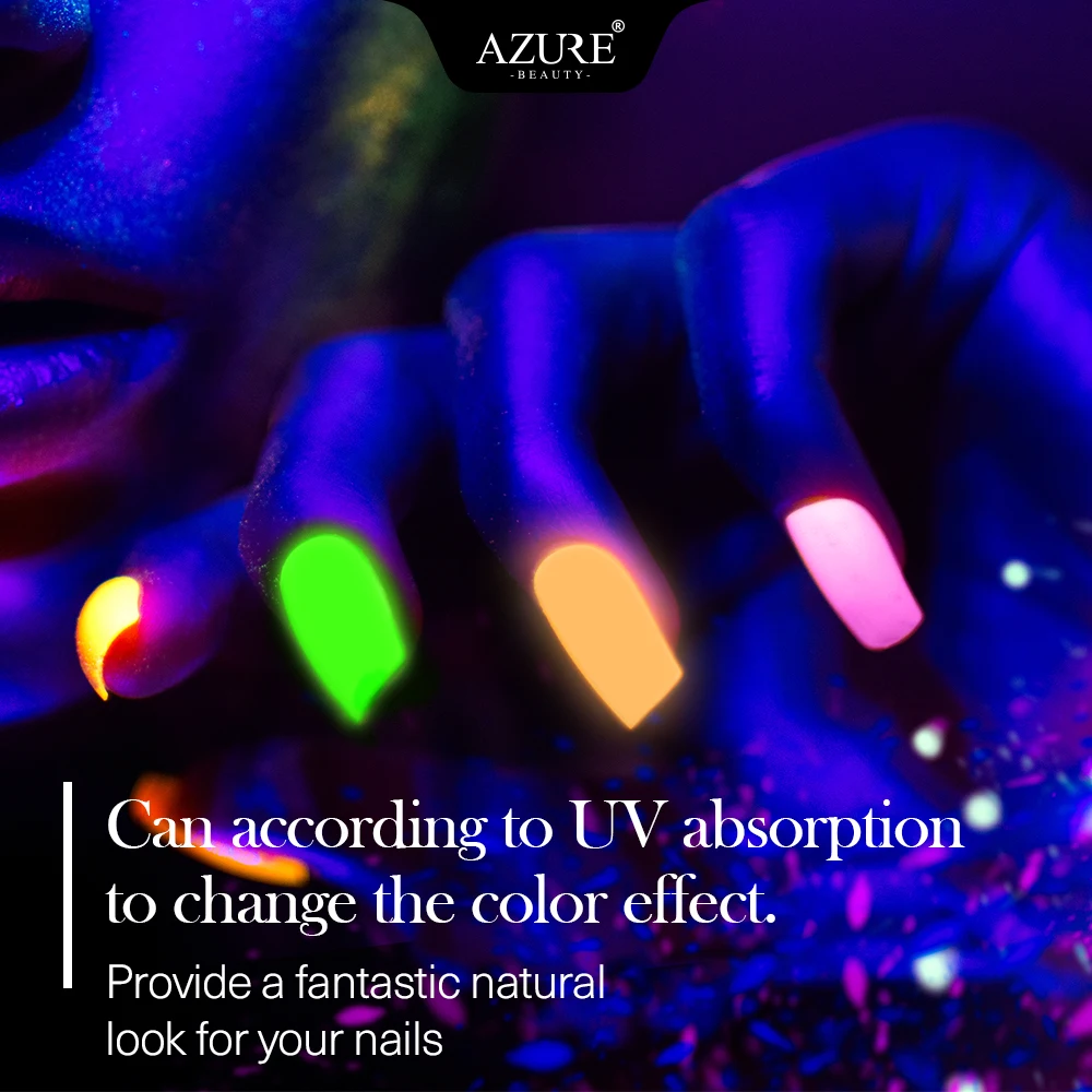 Modelones 12 шт./лот светящийся блеск погружающаяся пудра Хамелеон порошковый