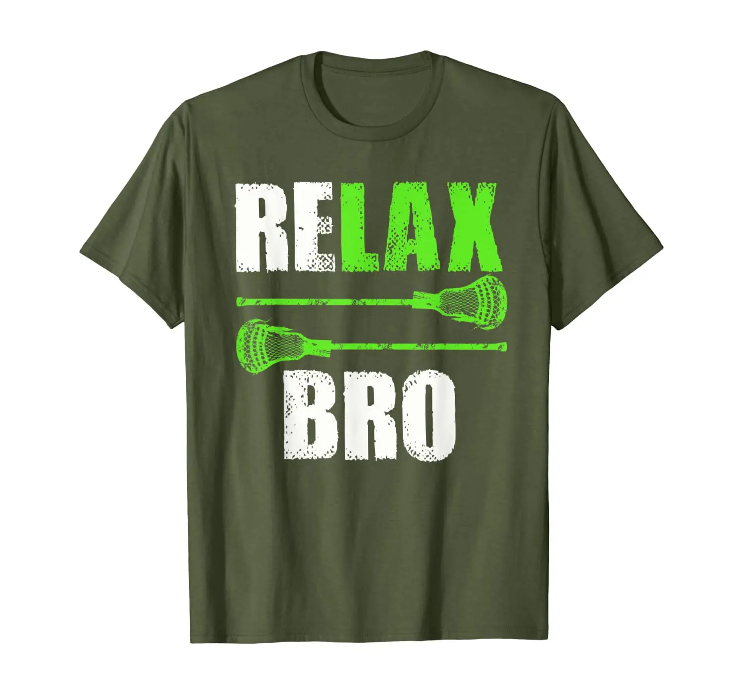 

Relax Bro Lacrosse Sports Team Game T-Shirt