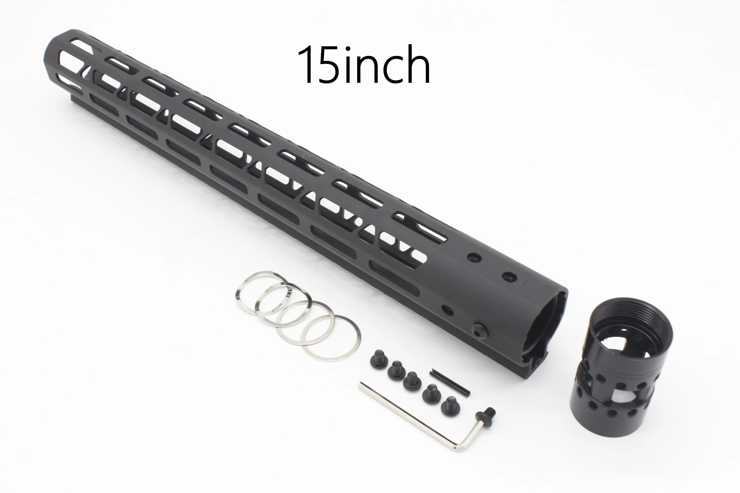 15'' inch Ultralight M-lok Handguard Rail Free Float Pictinny Mount Systems Black/Tan/Rad Fit.223/5.56/AR-15 Aluminum Nut | Спорт и