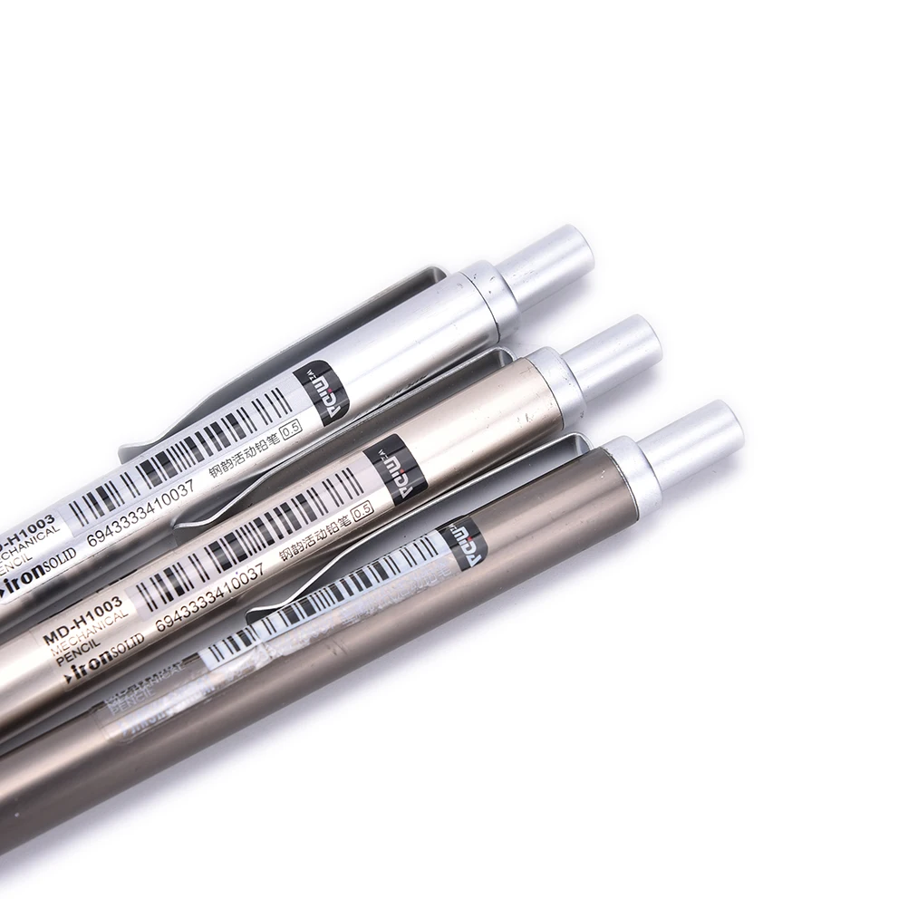

1pc 0.5mm Automatic Pencils Metal Mechanical Pencil Student Stationery Writing Pencil School Office Supplies