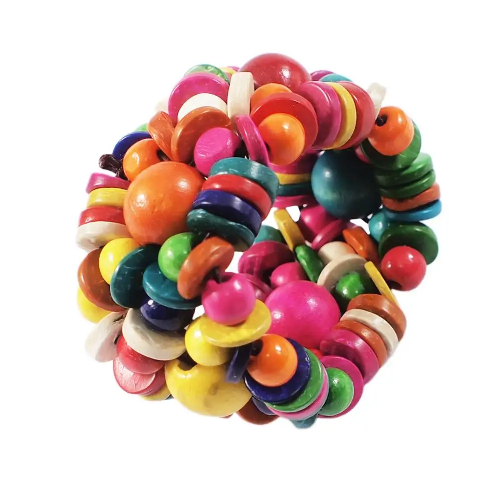 MANILAI Handmade Multicolor Wood Beaded Bracelets For Women Bohemia Statement Big Bracelet Ethnic Jewelry Wholesale | Украшения и