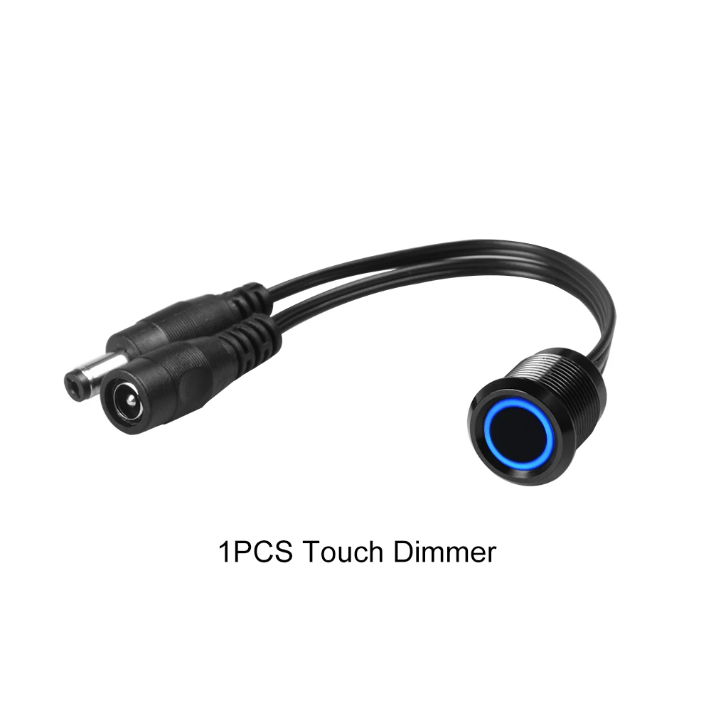 Черный светодиодный сенсорный переключатель с регулируемой яркостью яркость