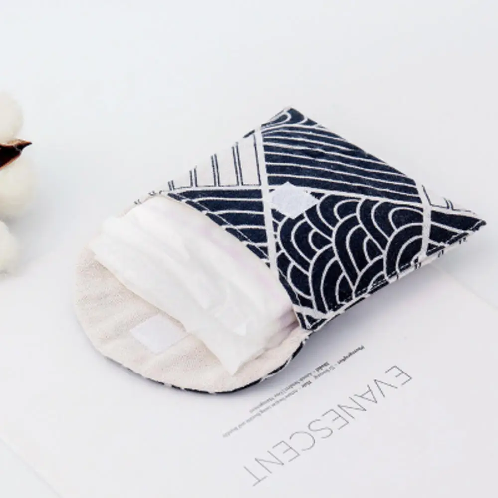 Холщовые гигиенические прокладки посылка сумки подгузник для девочек