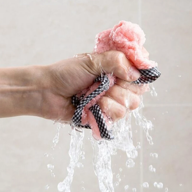 Подвесное полотенце из кораллового флиса тряпка кухонное для чистки Безворсовая