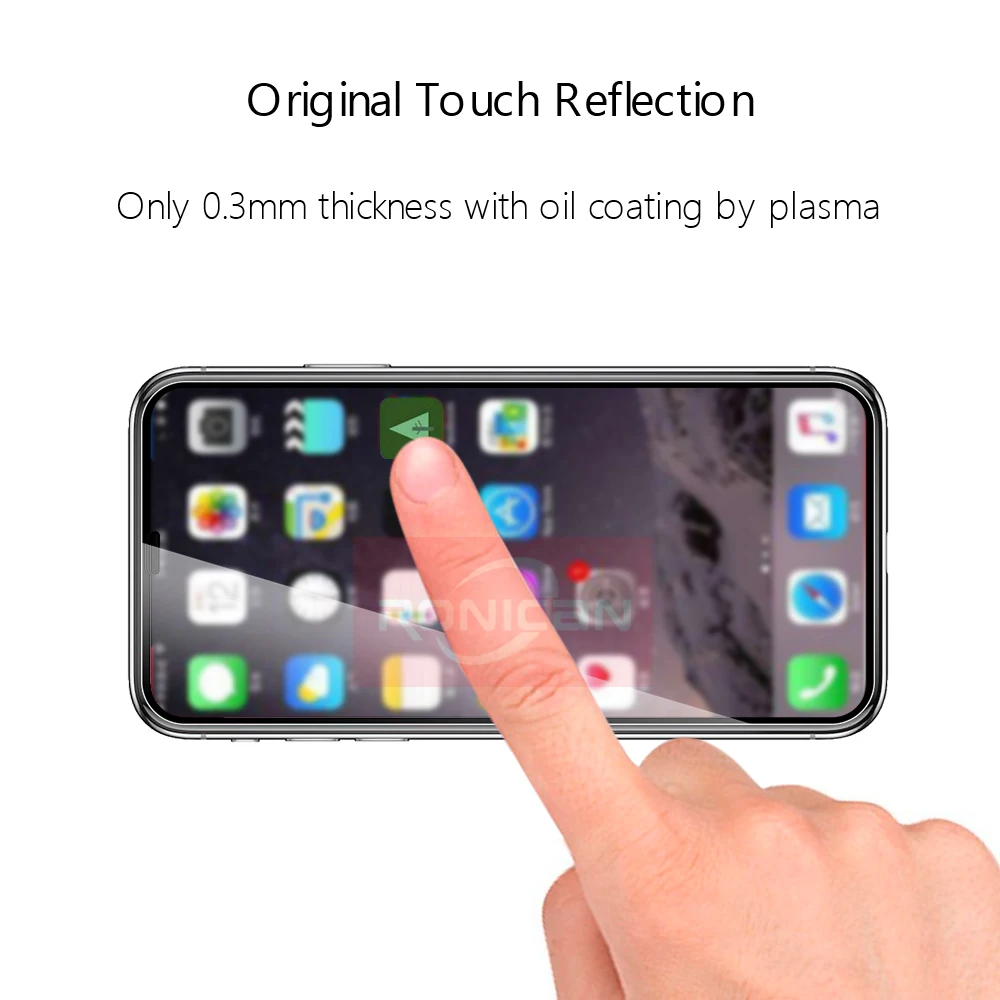 5 шт./лот полное покрытие закаленное стекло для iPhone XS Max XR X защита экрана 6 6s 7 8 Plus 11