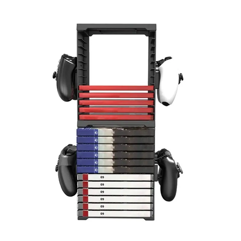 Для PS5 игровой контейнер для дисков стеллаж хранения XBOX двухуровневый держатель