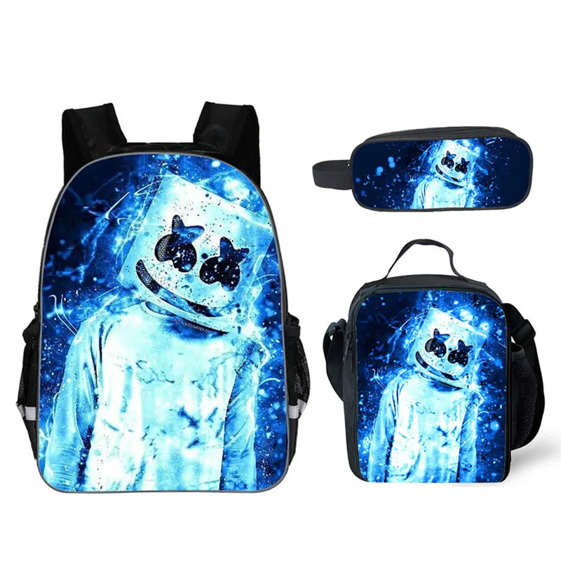 School bag DJ Marshmallow сумка Школьный рюкзак для подростков Marshmellow рюкзак детские школьные сумки ортопедические рюкзаки - Цвет: School bag