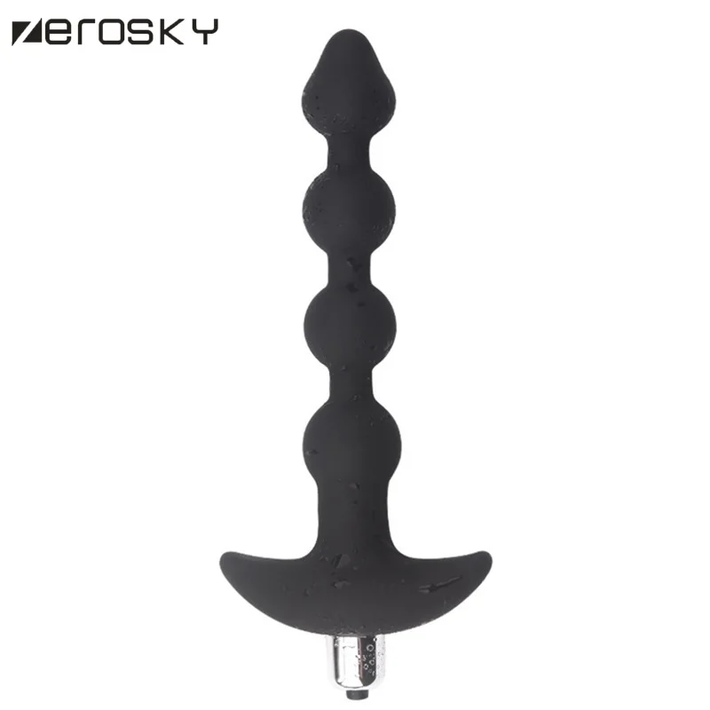 Водонепроницаемый вибратор Анальная пробка силиконовый фаллоимитатор гладкий