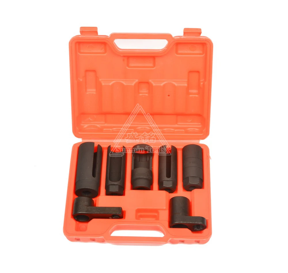 

7pcs oxidation induction sleeve Oxygen Sensor Disassembly Tool Professional Automobile Safety Tools NO.A0841
