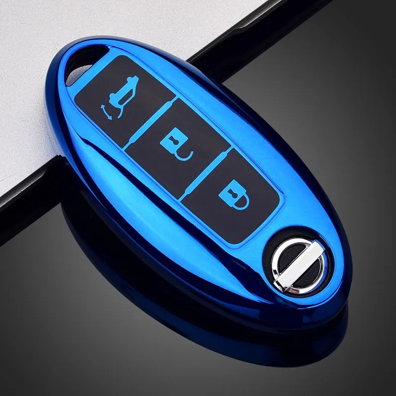 

TPU Car Remote Key Case For Nissan Tidda Livida X-Trail T31 T32 Qashqai J10 J11 March Juke Pathfinder Note GTR Key Cover Holder