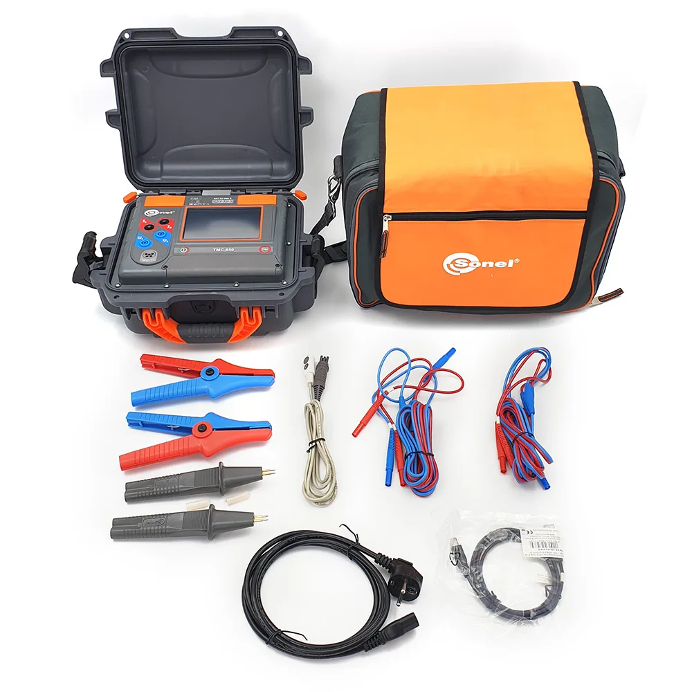ТМС-650 Микроомметр Micro-ohmmeter Sonel (набор комплект с поверкой и чехлом сопротивление 0