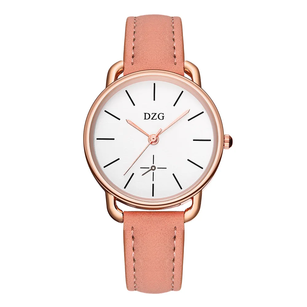 

Ladies Watch Girls Waterproof Casual Bracelet Morandi Color Leather Strap Top Casual Bracelet Watch Gift Relogio Feminino