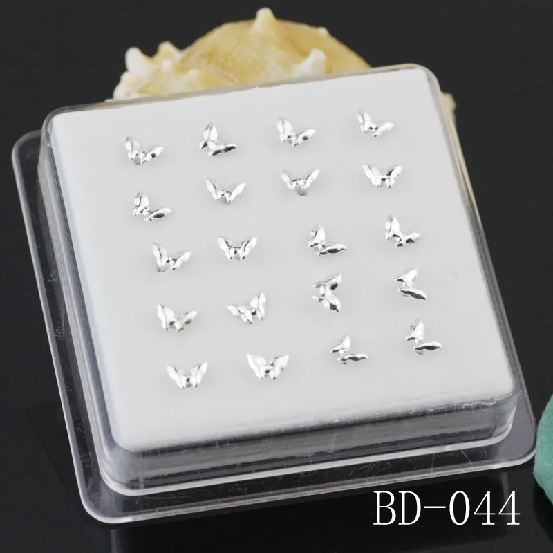 Серебряные/Золотые модные ювелирные изделия в форме бабочки для тела серьги