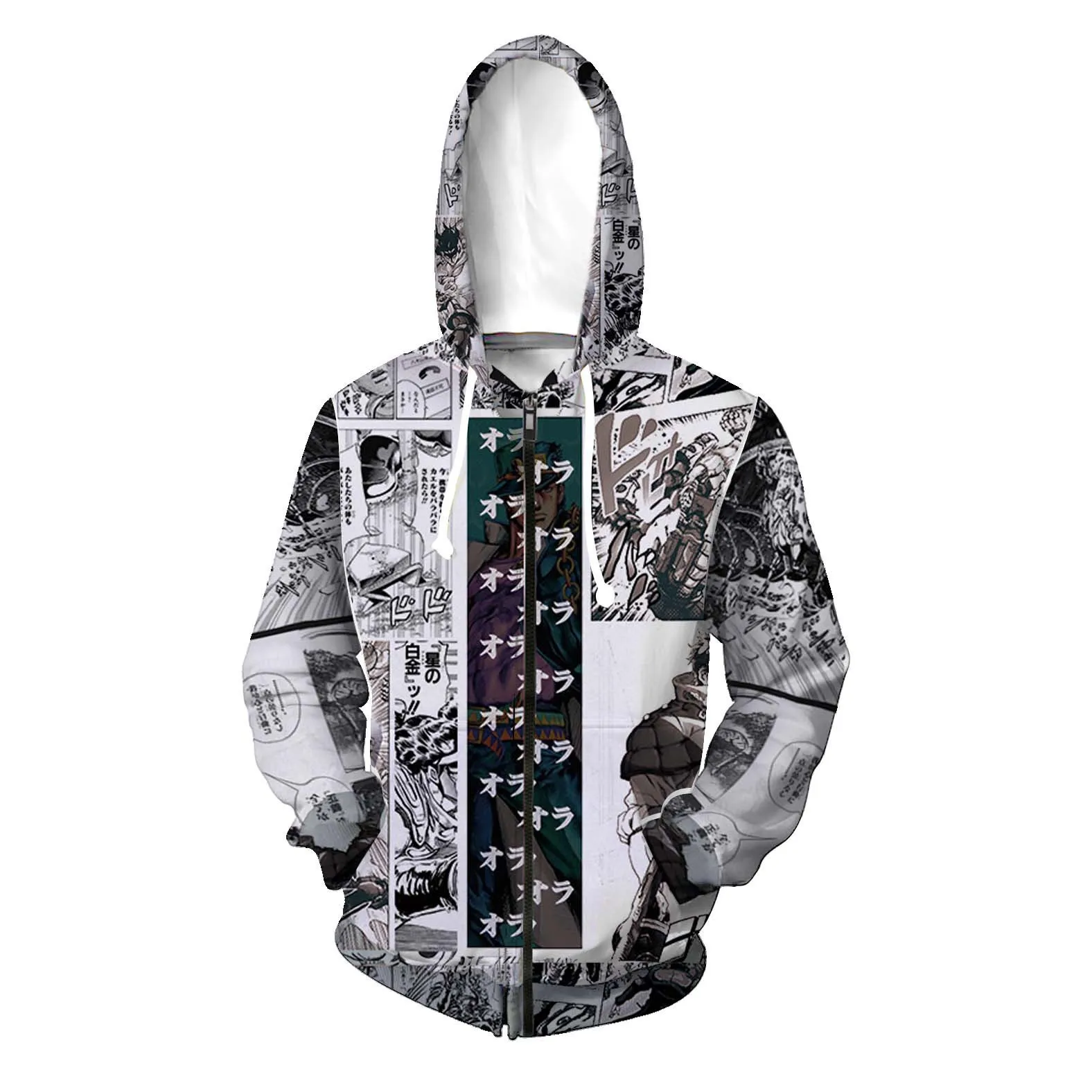 

COSSUN New 3D Print Jojo's Bizarre Adventure Hoodie Sweatshirts Fashion Jojo Teenage Pullover Long Sleeve Boys/girls Hooded