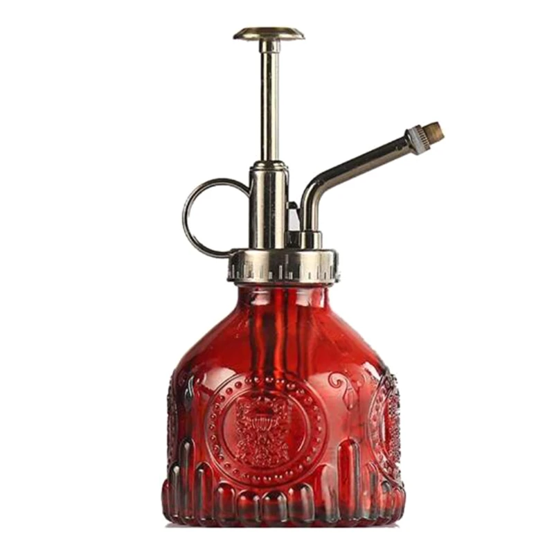 Plant Mister Glass Watering Spray Bottle Can Retro High-Atomization Nozzle Sealed Leak-Proof for Garden Plants | Дом и сад