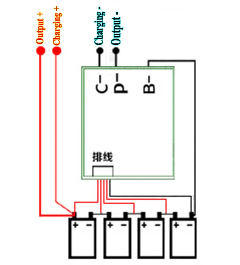 4S 12V 100A BMS LiFePo4 Защитная печатная плата литий-железо-фосфатной батареи с
