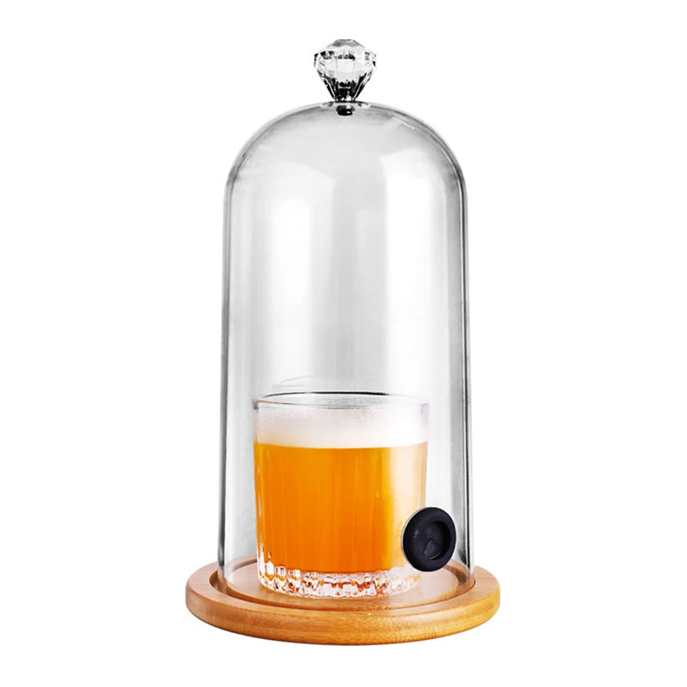 Tapa de tapa de grado alimenticio para campana de cocina Molecular, accesorio para pistola de humo, Infusor de humo, para pastel, carne, taza, plato de comida-4