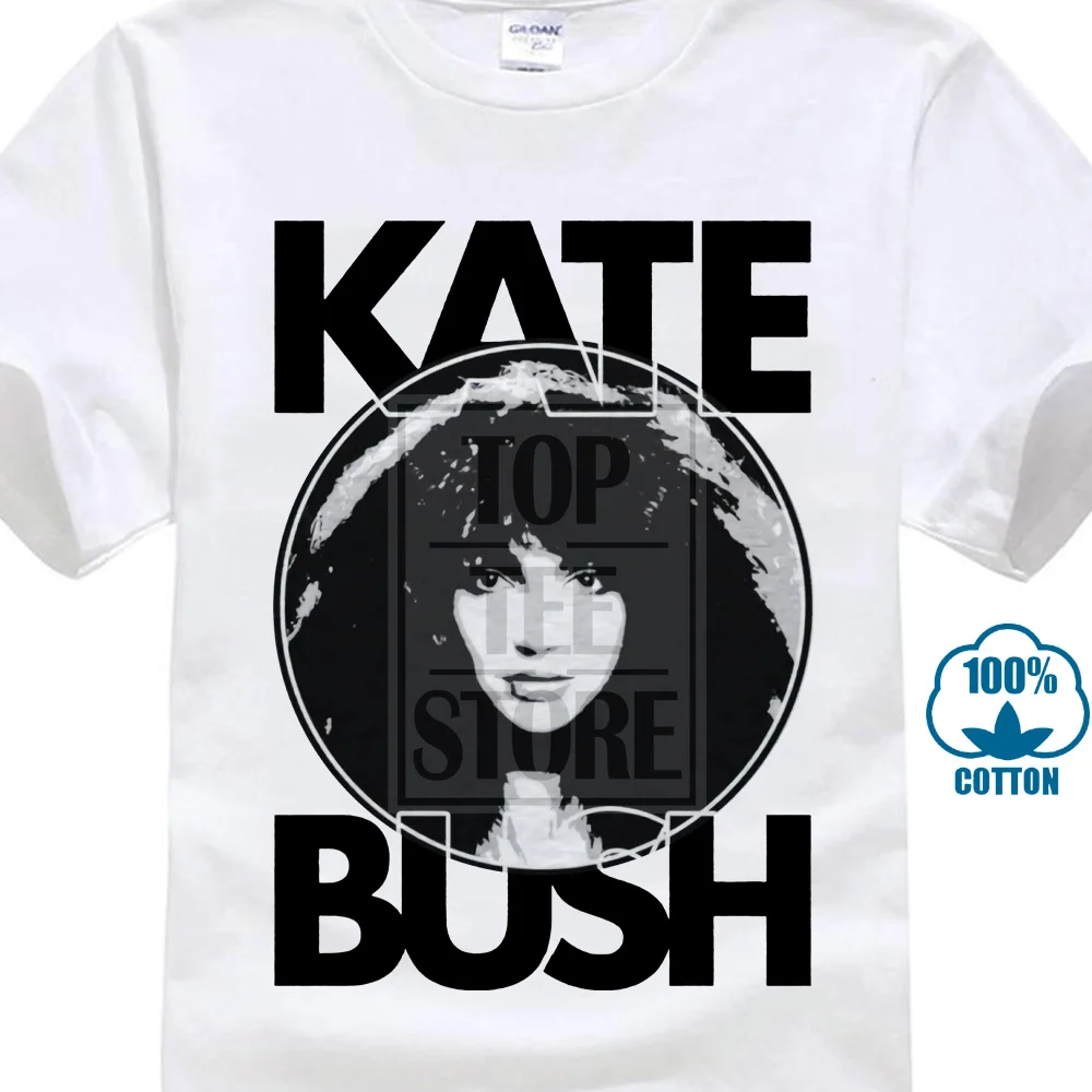 Футболка для взрослых и детей Kate Bush Face английское искусство рок-икона Wuthering Singer |