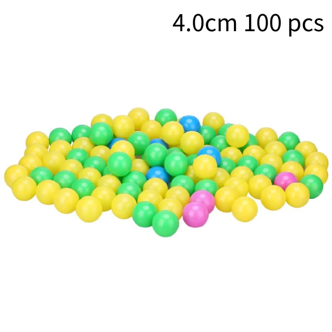 4.0cm 100 pcs 100/200 шт/набор, красочные морские Мячи wa-ve, мягкие пластиковые морские мячи, забавные игрушки для детей 5,5 см - Цвет: 4.0cm 100 pcs