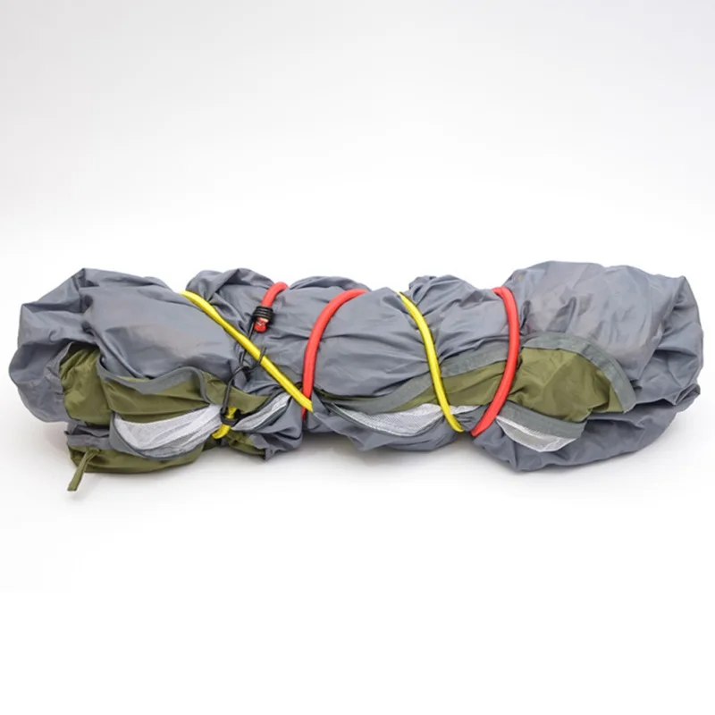 

Double Hooks Outdoor Tent Accessories Portable Clothesline Set Tools Strapping High Elastic Camping Travel Luggage Strap Tools