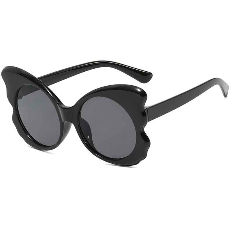 

Солнечные очки в пластиковой оправе UV400 женские, модные солнцезащитные аксессуары оверсайз с бабочкой, с защитой от ультрафиолета