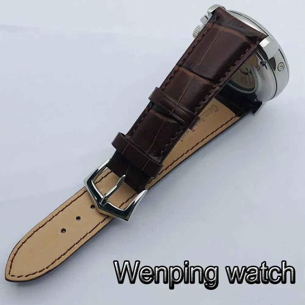 Мужские автоматические часы OSSNA повседневные механические серебристого цвета с