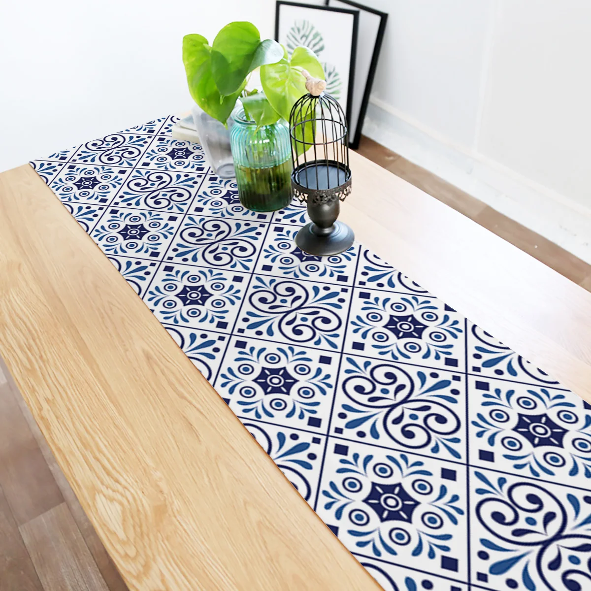 Классический старинная керамическая плитка фиолетовый Деревенский Настольная