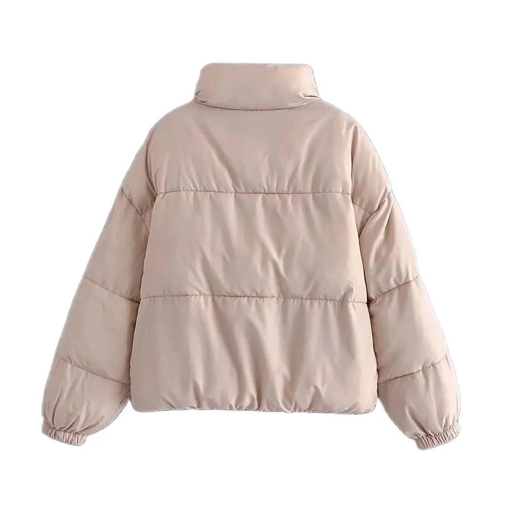 XNWMNZ 2021 Women Jacket Winter Thicken coats Oversized Parkas Women‘s Coat Autumn Long Sleeve Pockets Female Jackets