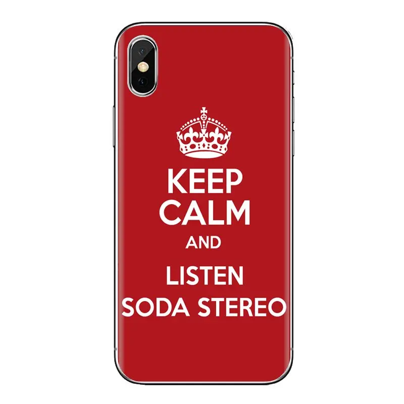 Soda Stereo Argentine band Logo Soft Transparent Cases For Samsung Galaxy S3 S4 S5 Mini S6 S7 Edge S8 S9 S10 Plus Note 3 4 5 8 9 |