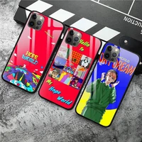 hope world phone case tempered glass for iphone 12 pro max mini 11 pro xr xs max 8 x 7 6s 6 plus se 2020 case