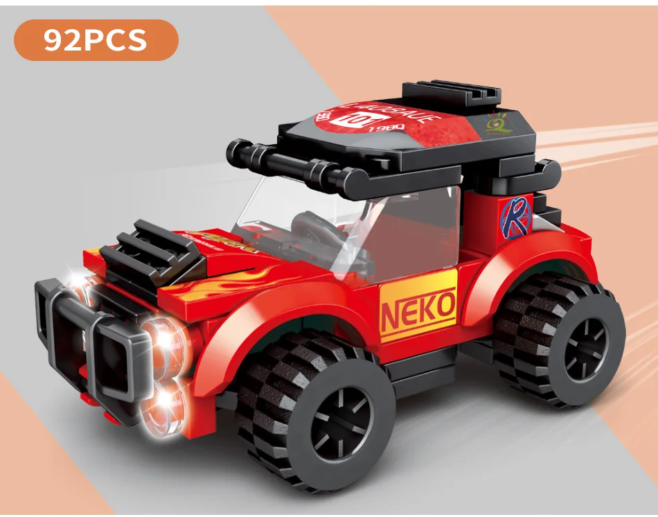 Городской скоростной чемпион строительные блоки гонка спортивный авто