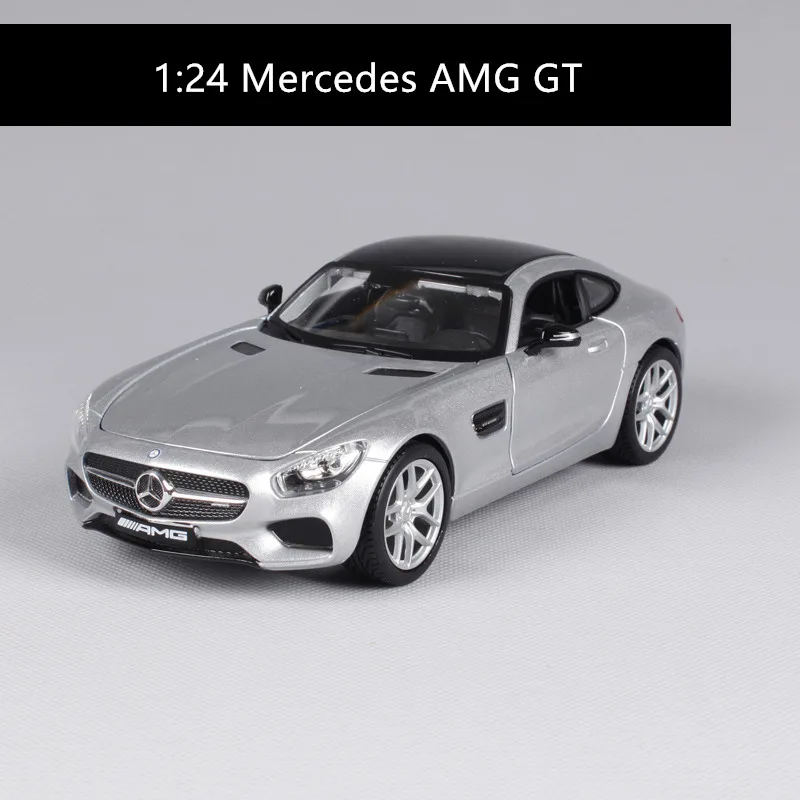 AMG-GT Maisto 1:24 Mercedes-Benz AMG сплав гоночный автомобиль-трансформер модель автомобиля Моделирование Украшение автомобиля коллекция Подарочная игрушка - Цвет: AMG-GT