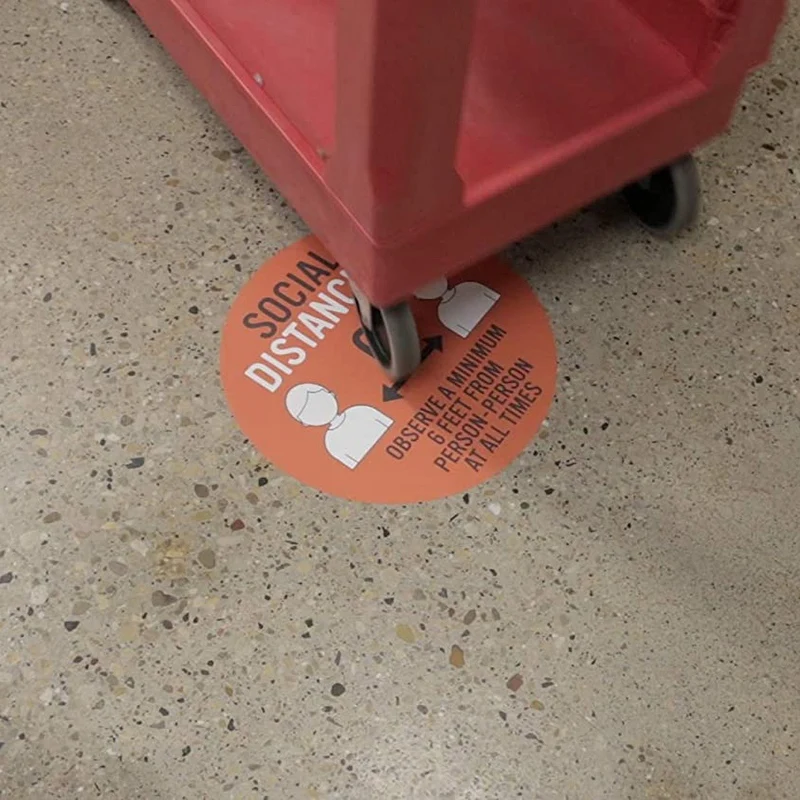 Деколь для пола с дистанционным управлением-безопасный маркер пола-поддерживает