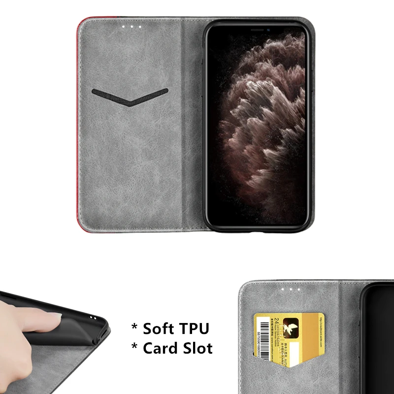 Кожаный чехол для Samsung Galaxy S10 чехол-книжка с магнитной застежкой S10E S9 S8 Note 10 Plus S7 Edge