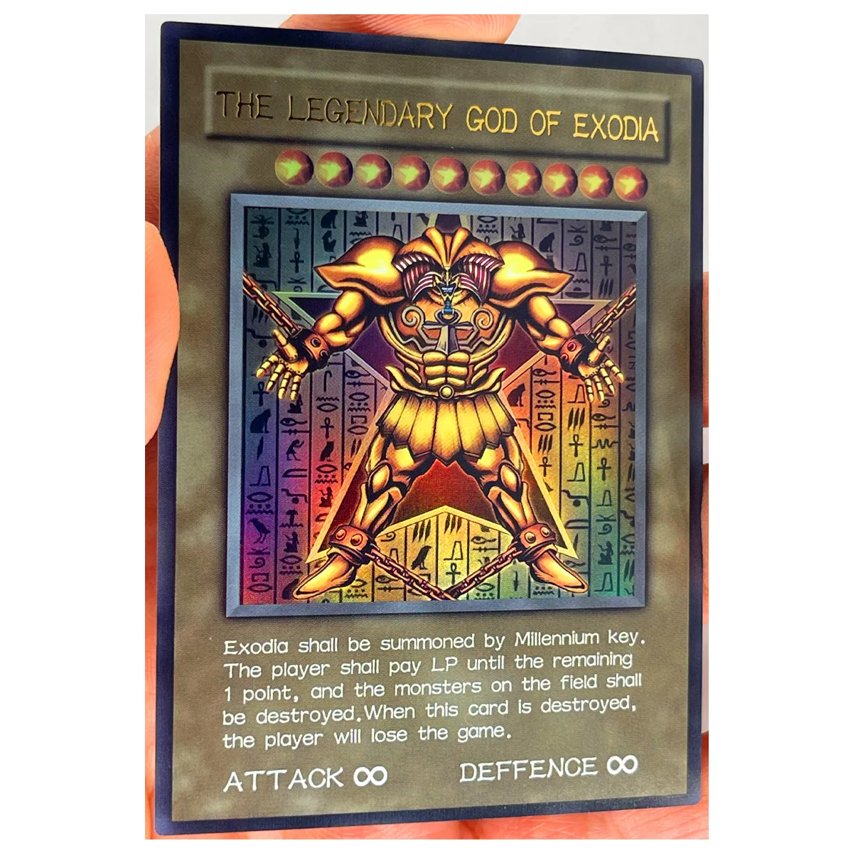 Yu Gi Oh SR Exodia запрещенный английский язык игрушки сделай сам хобби коллекционная