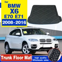 for bmw x6 e71 2008 2016 tailored boot liner cargo tray rear trunk floor mat carpet luggage tray 2009 2010 2011 2012 2013 2014