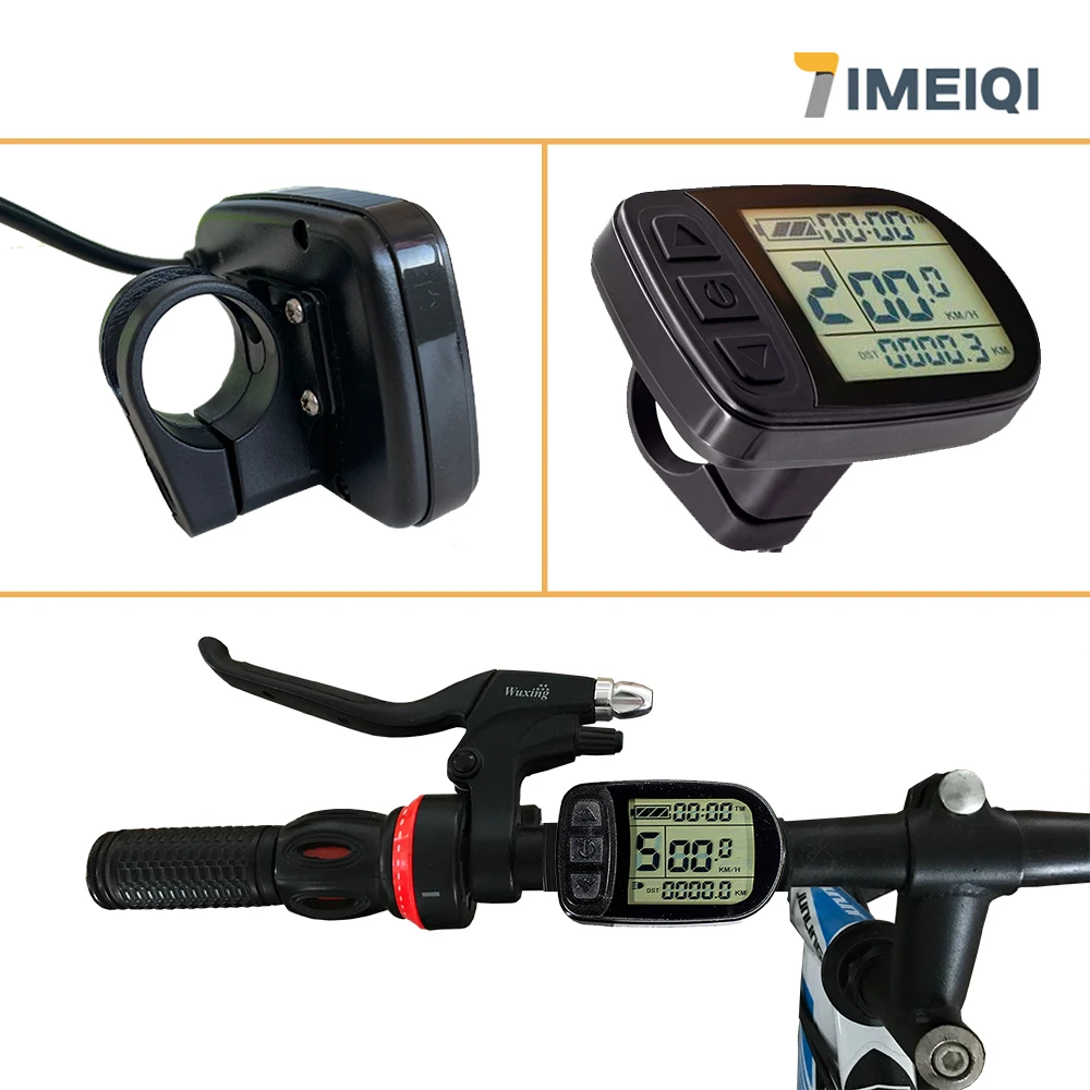 

Electric Bicycle Intelligent 24/36/48V KT- LCD5 Display SM/Waterproof Plug E-bike Kunteng Control Panel LCD Accessories