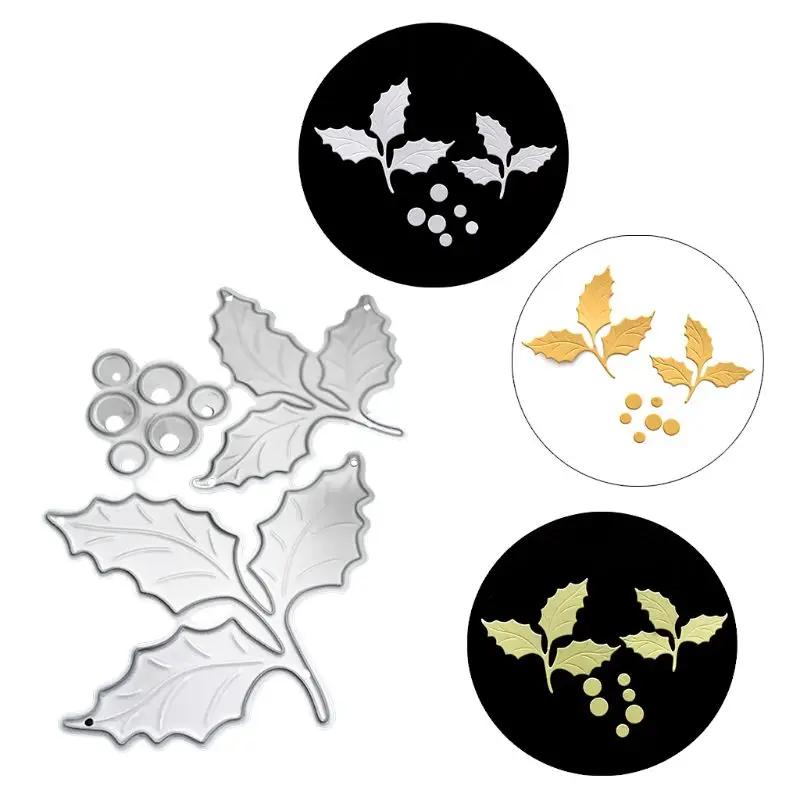 

Carbon Steel Cartoon Leaves Set Cutting Die Embossing Stencil Templates Mold Paper DIY Art Craft Scrapbook Bookmark Card