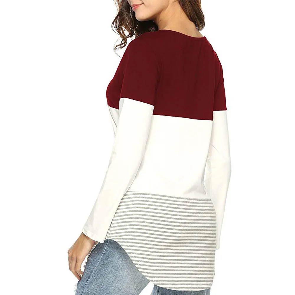 Модная женская блузка на каждый день новинка 2020 повседневные полосатые топы в