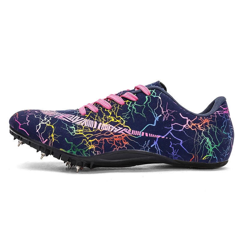 

Men Track Field Shoes Women Spikes Sneakers Athlete Running Training Shoes Lightweight Racing Match Spike Sport Shoes Size 35-45