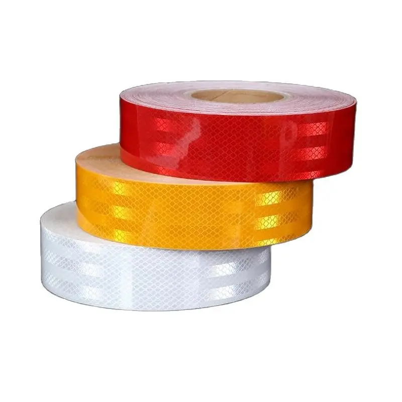 

Smoooth Waterproof PET Stripe Reflective Self-adhesive Tape Super Reflective Warning Adhesive Film