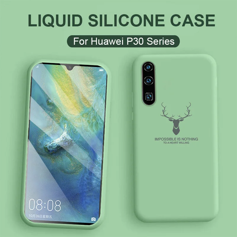 Чехол для Huawei P30 Lite мягкий чехол накладка с полным покрытием Pro Nova 4 4E защитный huawie