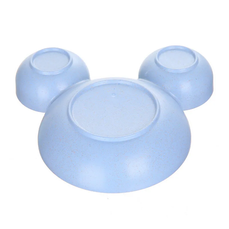 Милый набор детских столовых приборов соломенная посуда с Микки Маусом детский