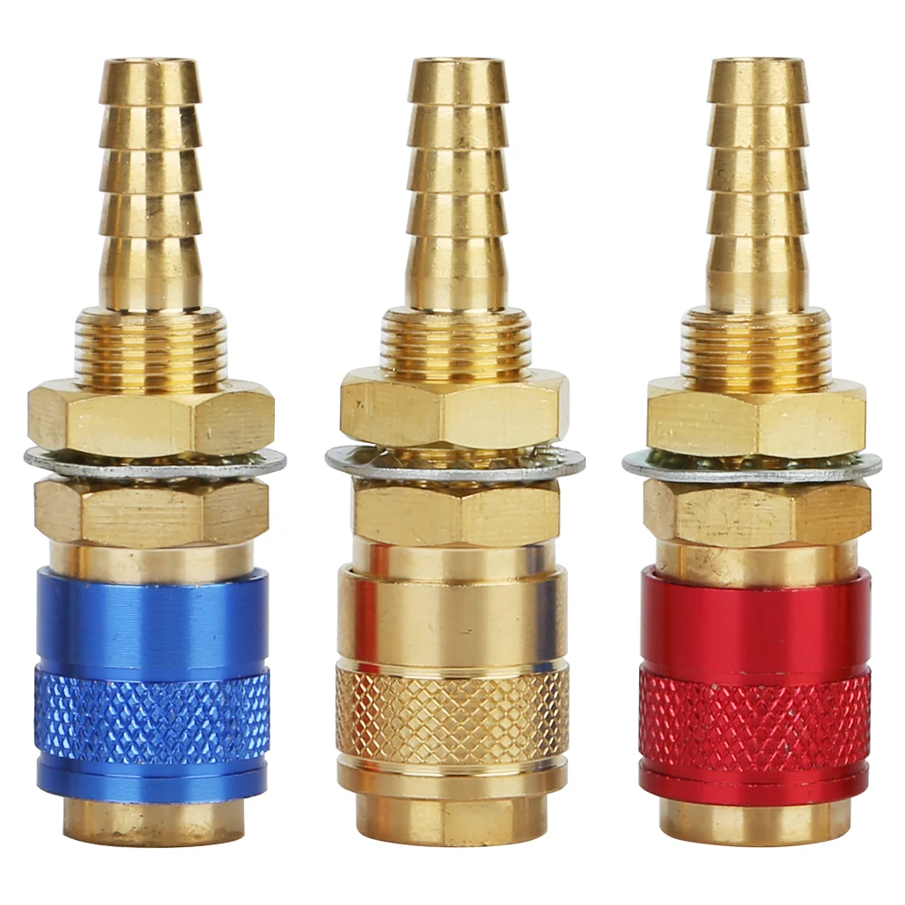 Нержавеющий латунный адаптер для газа с водяным охлаждением M8 быстроразъемный